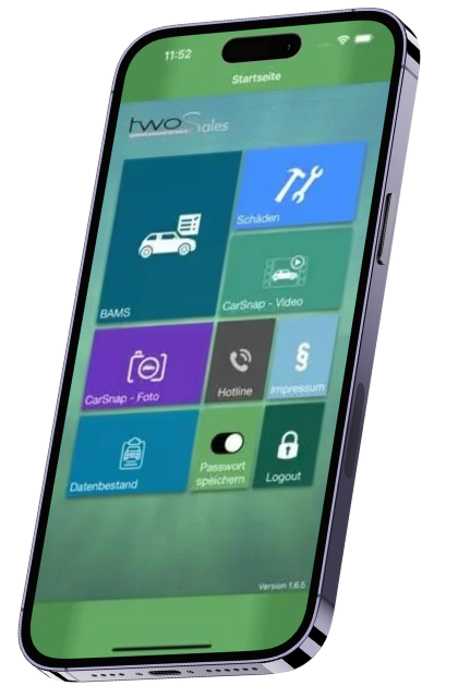 twoSales Handy Mockup