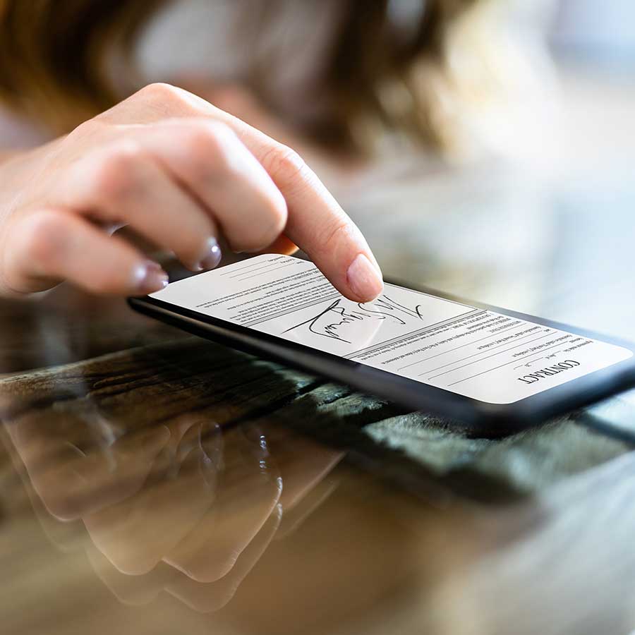 Digitale Unterschrift