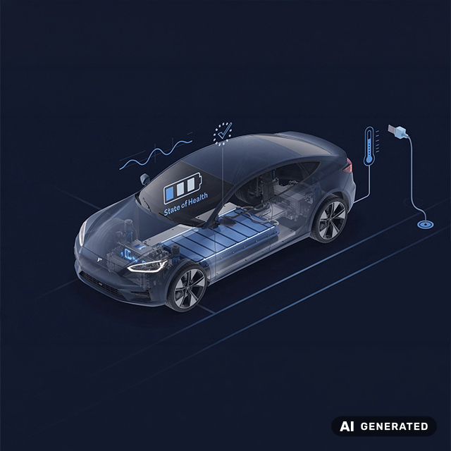 Batterie Check am Fahrzeug