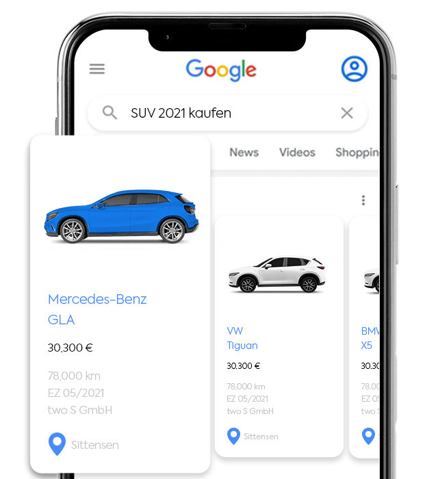 Google Vehicle Ads Smartphone